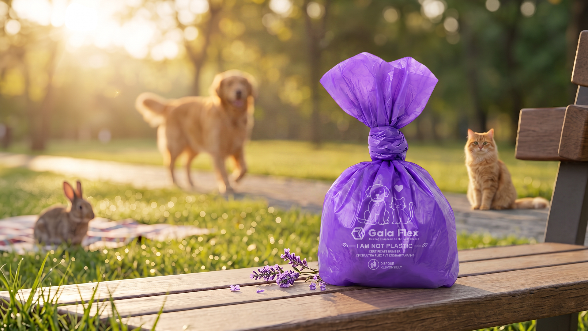 Compostable pet waste bags for multi-pet homes