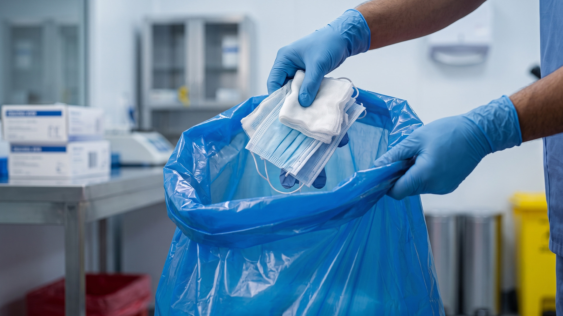 Pharma and healthcare facilities compostable biohazard waste bags