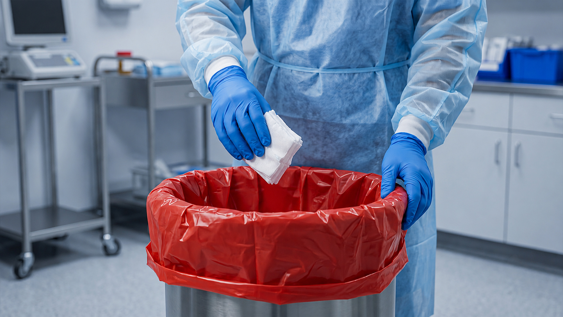 Blood banks and ambulance services compostable biohazard waste bags