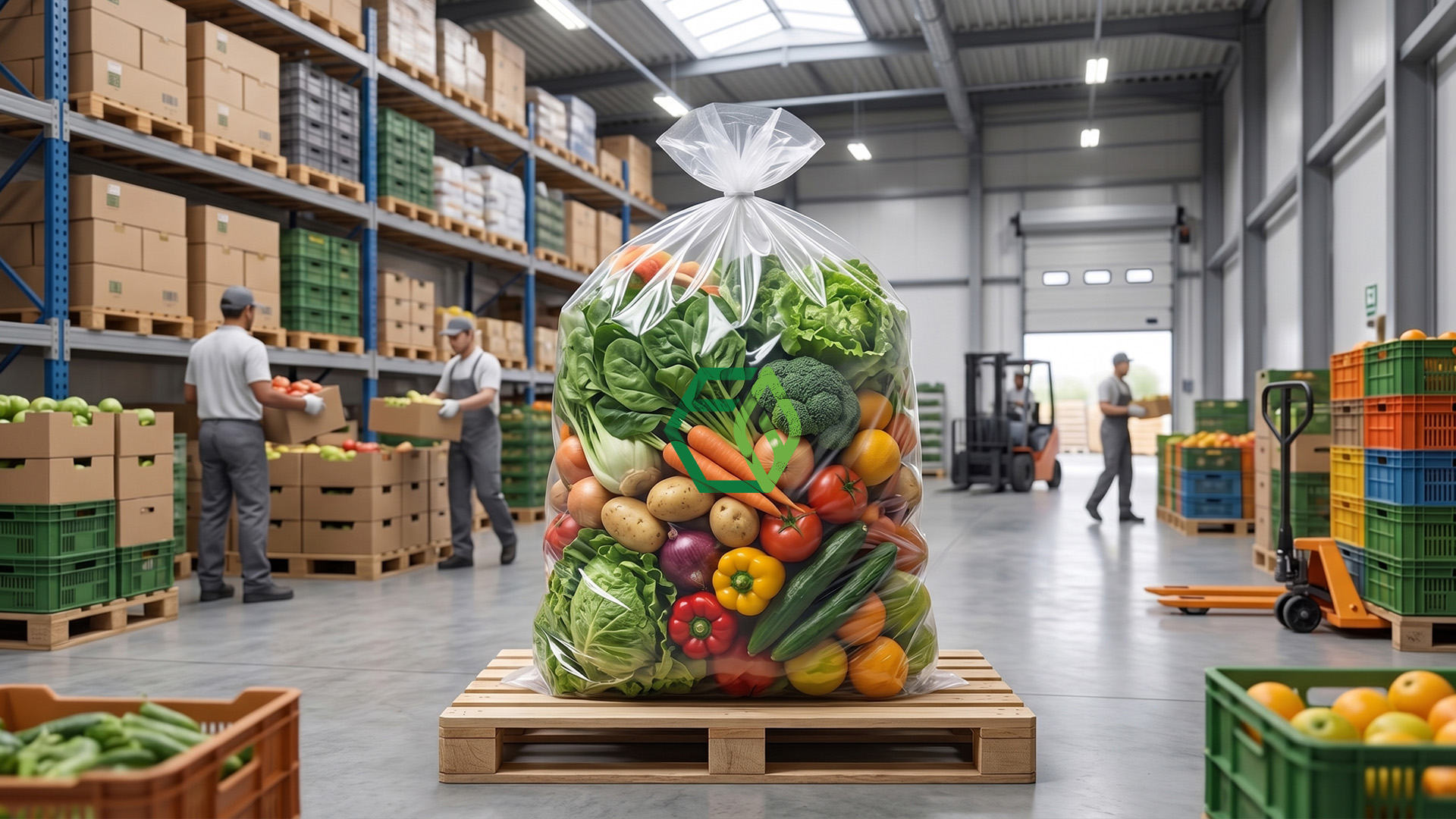 Wholesale markets compostable produce bags