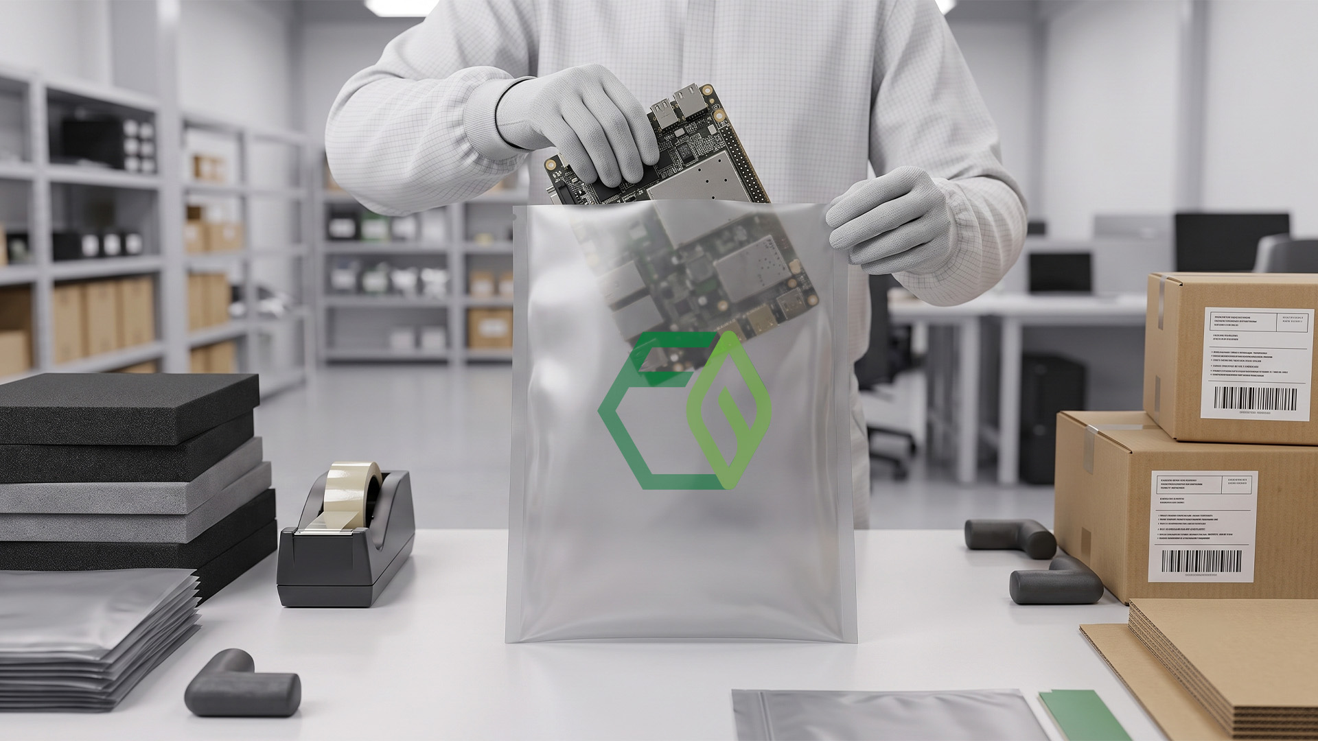 IT hardware companies customizable compostable packaging