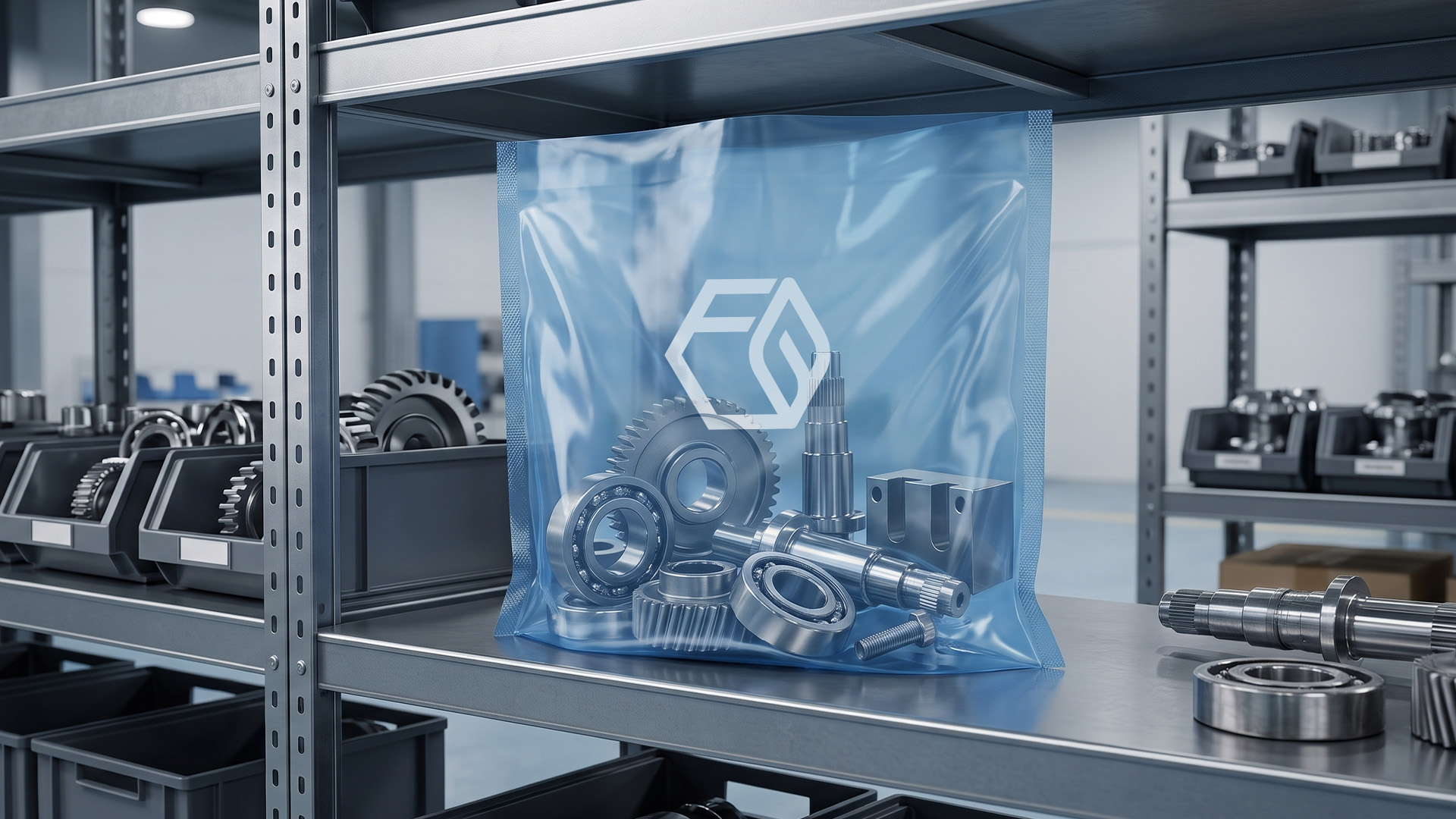 Automotive components customizable biodegradable VCI film