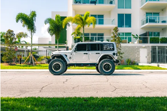 Redline Auto Creations before and after vehicle transformation