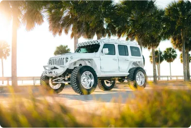 Lifted truck with off-road wheels custom build showcase