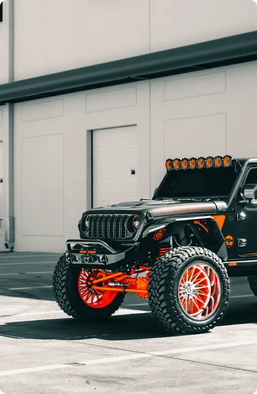 Truck lift kit installation and custom suspension work