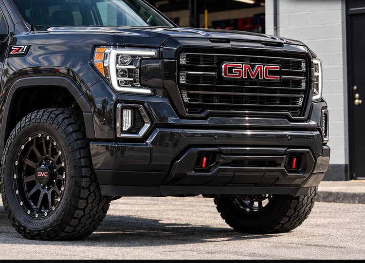 Leveled GMC Sierra 1500