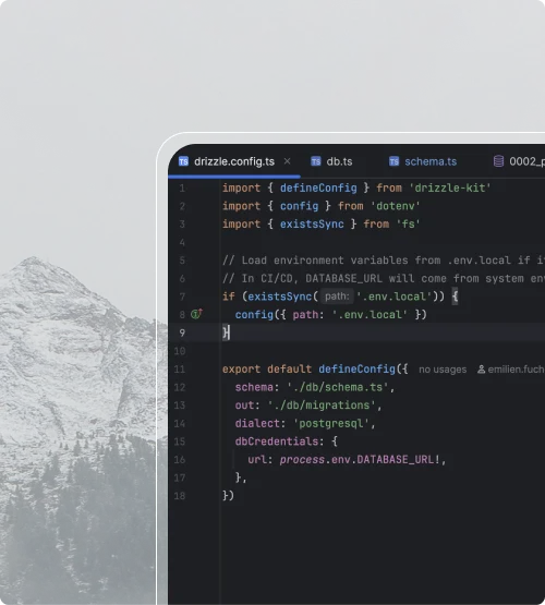 screenshot de lignes de code