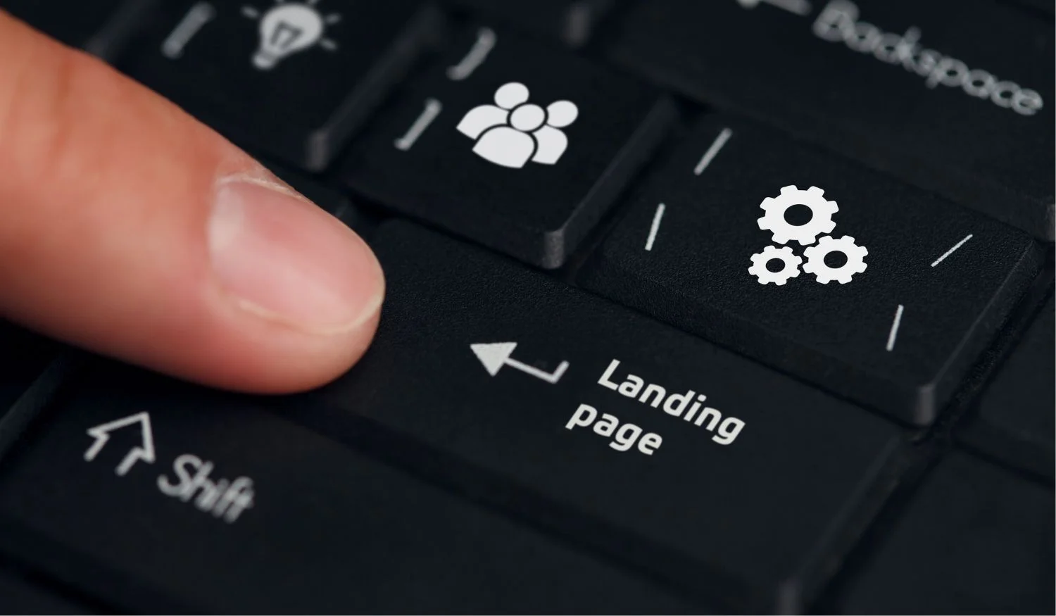 création de landing page
