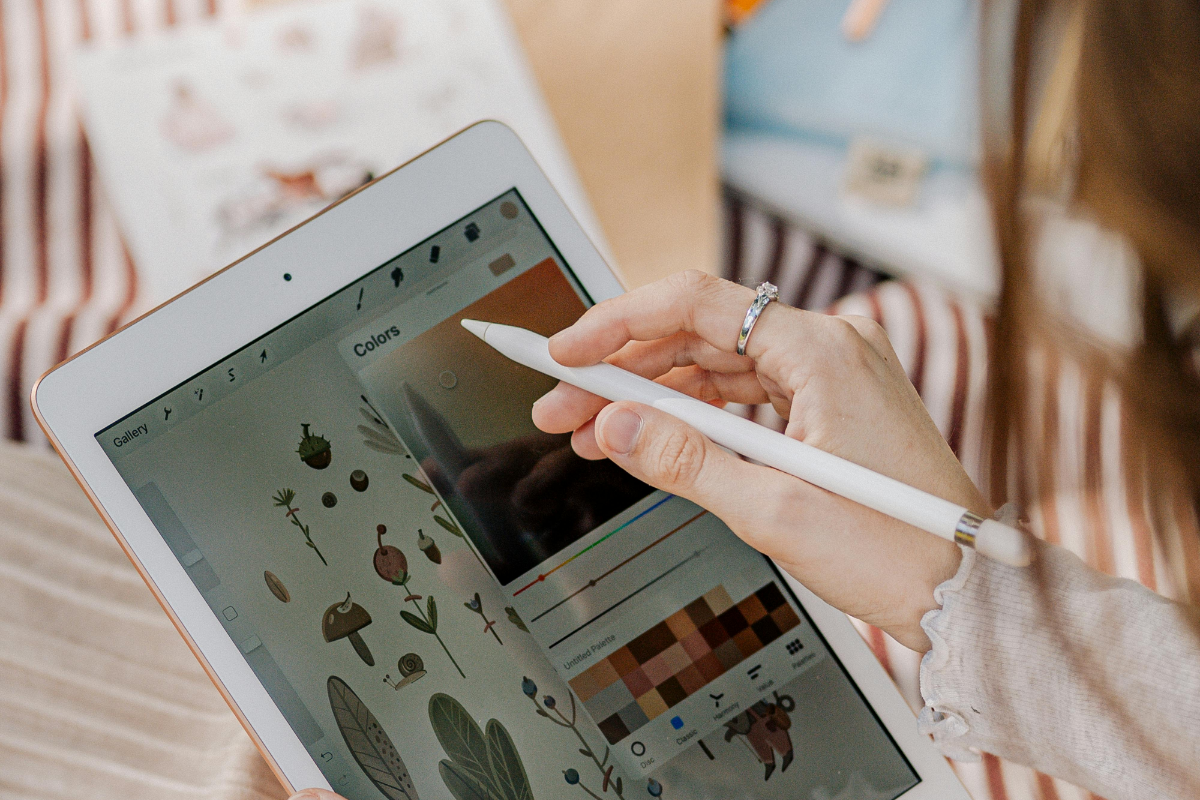 design de site par tablette