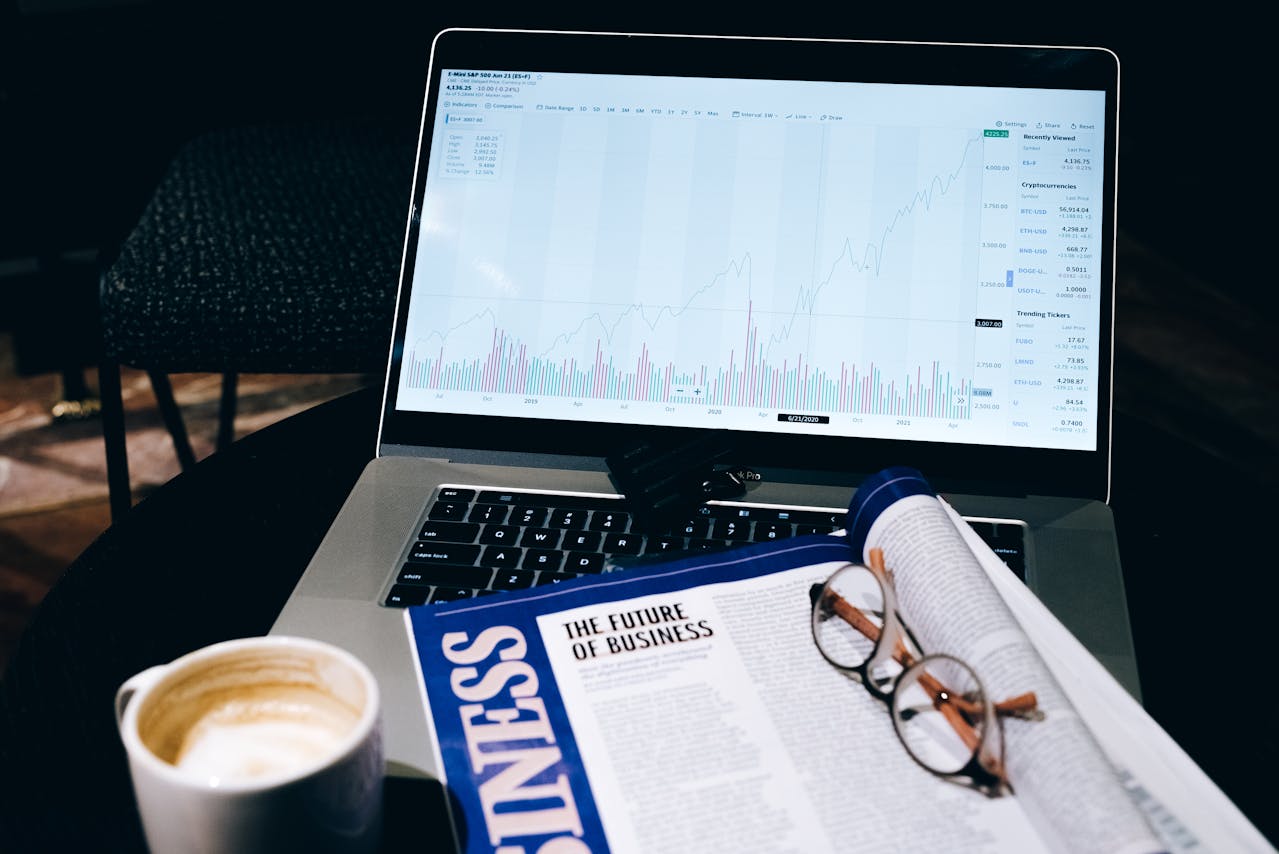 Graphique de croissance illustrant le retour sur investissement d'un site web professionnel