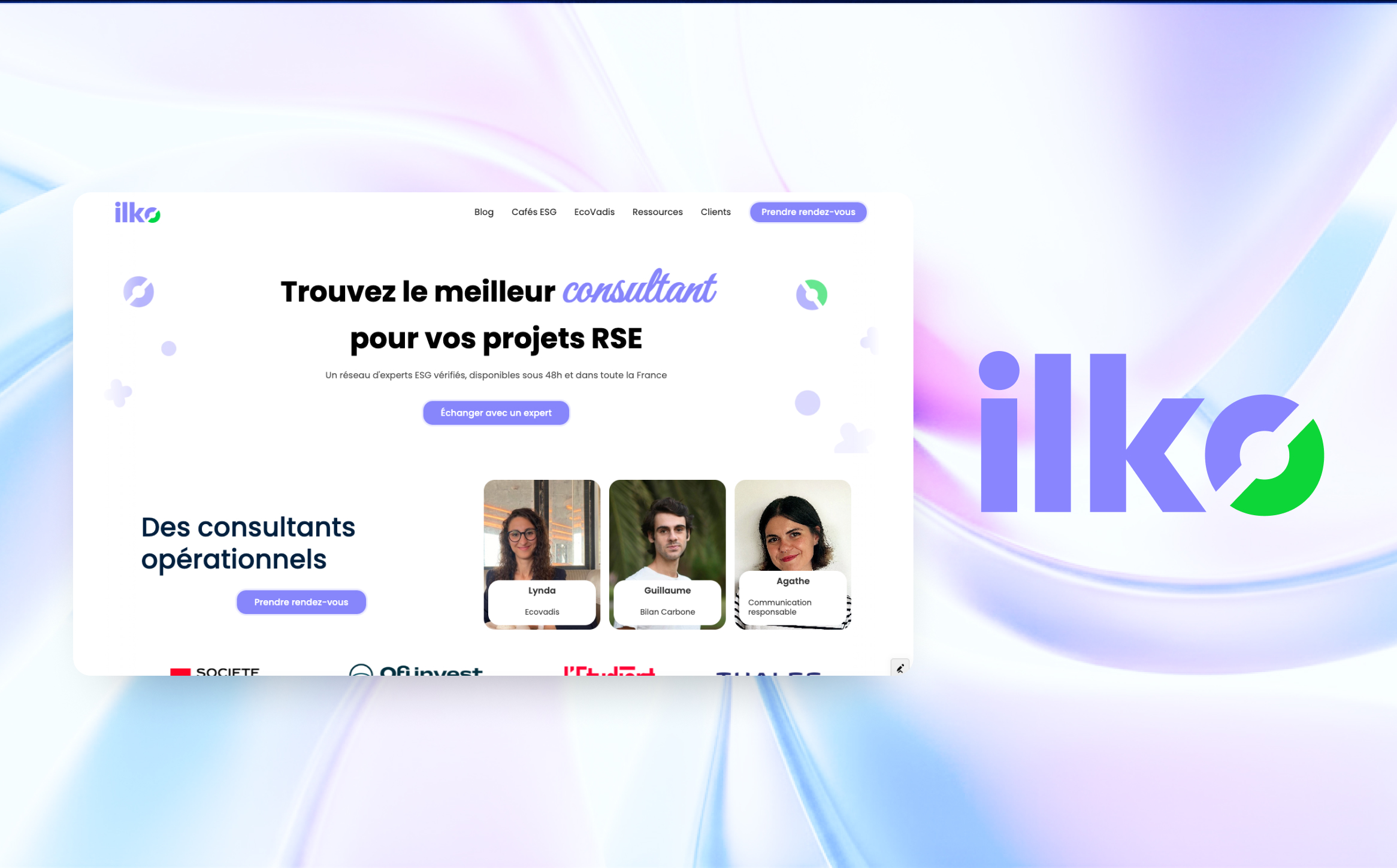 Man standing and showing a color palette to a group of colleagues seated in modern office space.