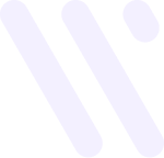 Abstract white geometric shapes forming a stylized logo on a transparent background.