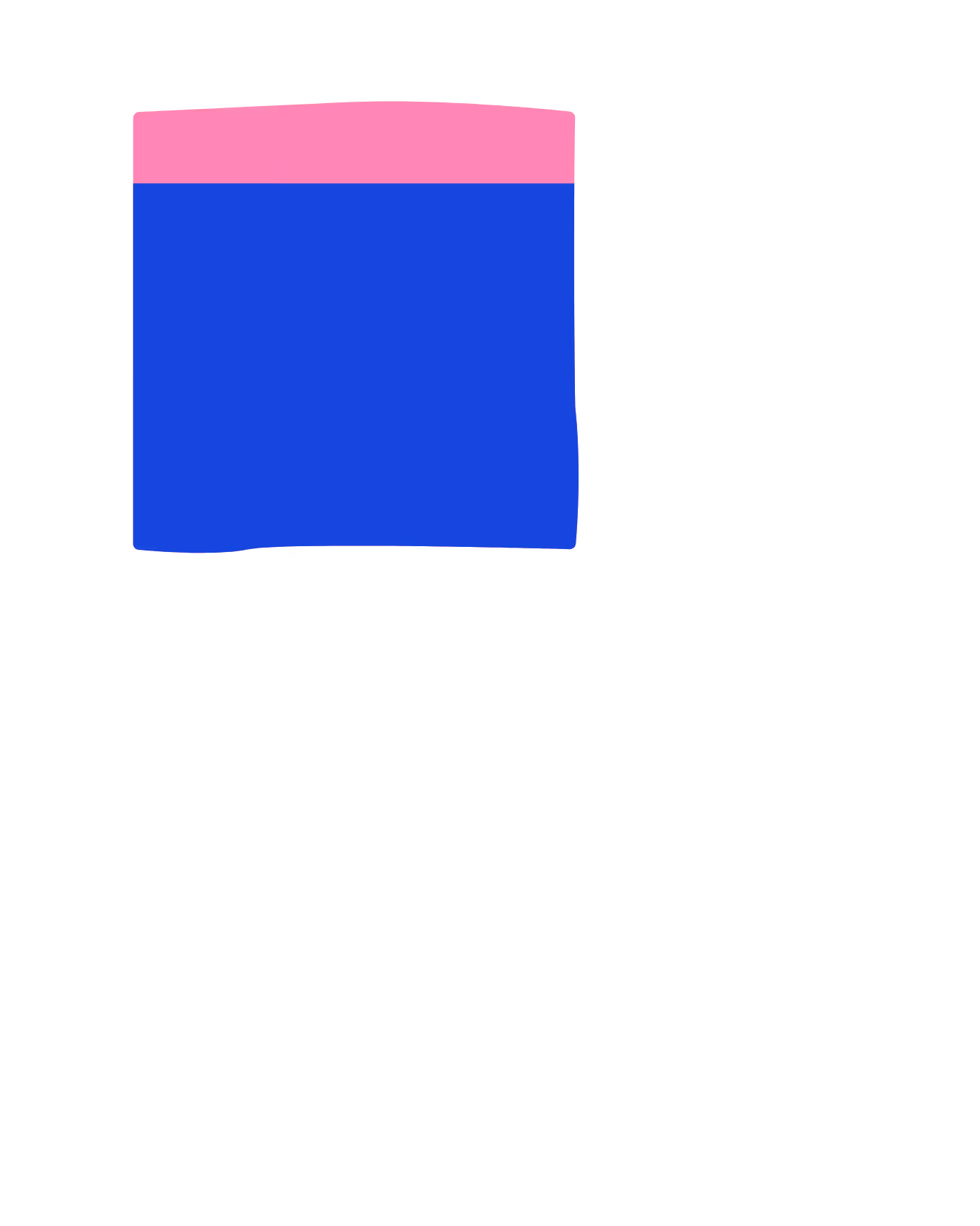Illustration d'une pile de livres avec un livre supérieur rose et plusieurs livres bleus en dessous.