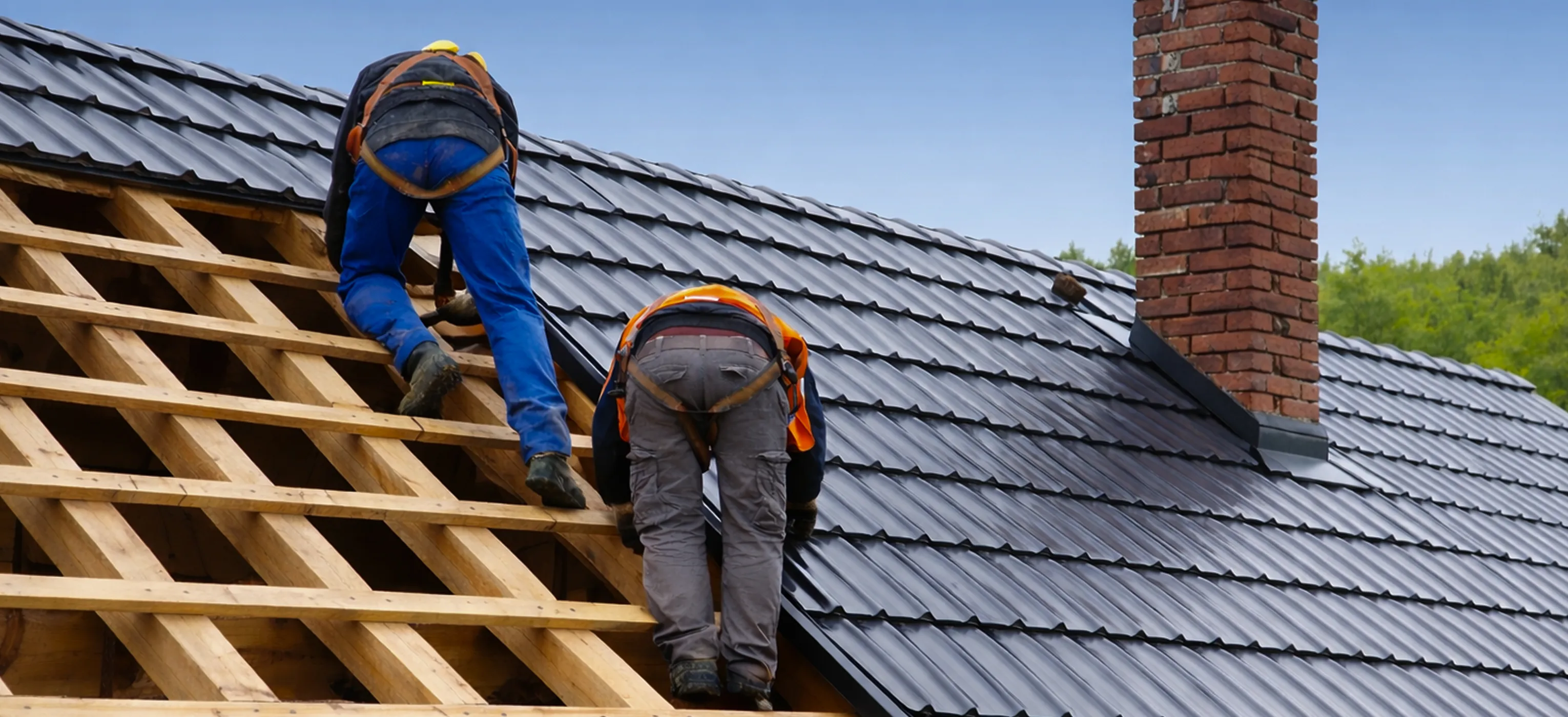 Professional metal roof fitting