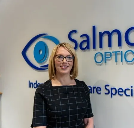 Portrait of Susan McNeice, Optometrist at Salmoni Opticians