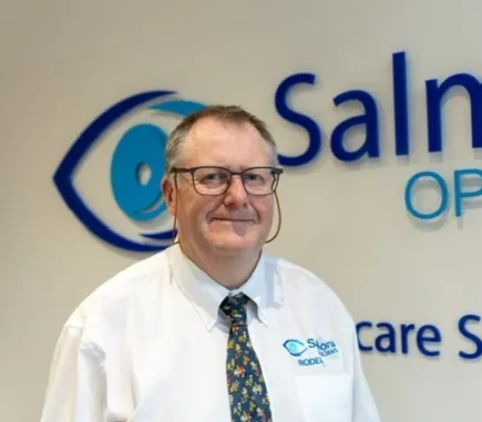 Portrait of Roderick Foster, Dispensing Optician at Salmoni Opticians