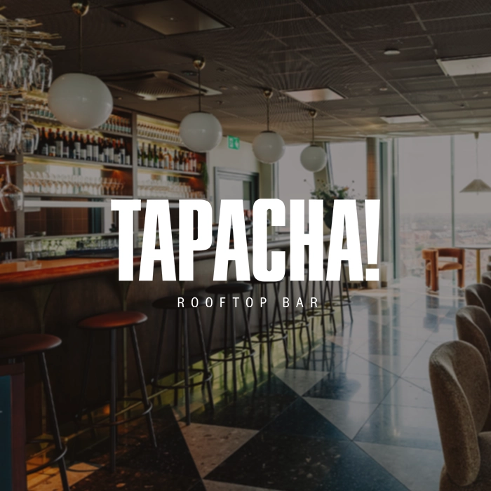 Tapacha! Rooftop Bar på Willow Hotel i Trelleborg