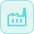White checkmark inside a teal square with rounded corners.