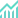 White stylized upward trending graph line on a teal square background.