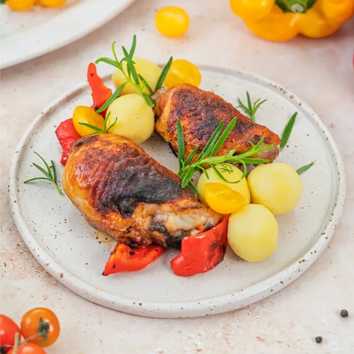 pieczone udka z kurczaka w marynacie