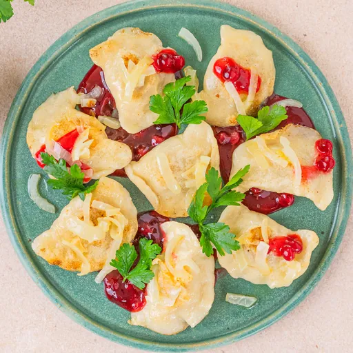 Pierogi z wołowiną, po przygotowaniu