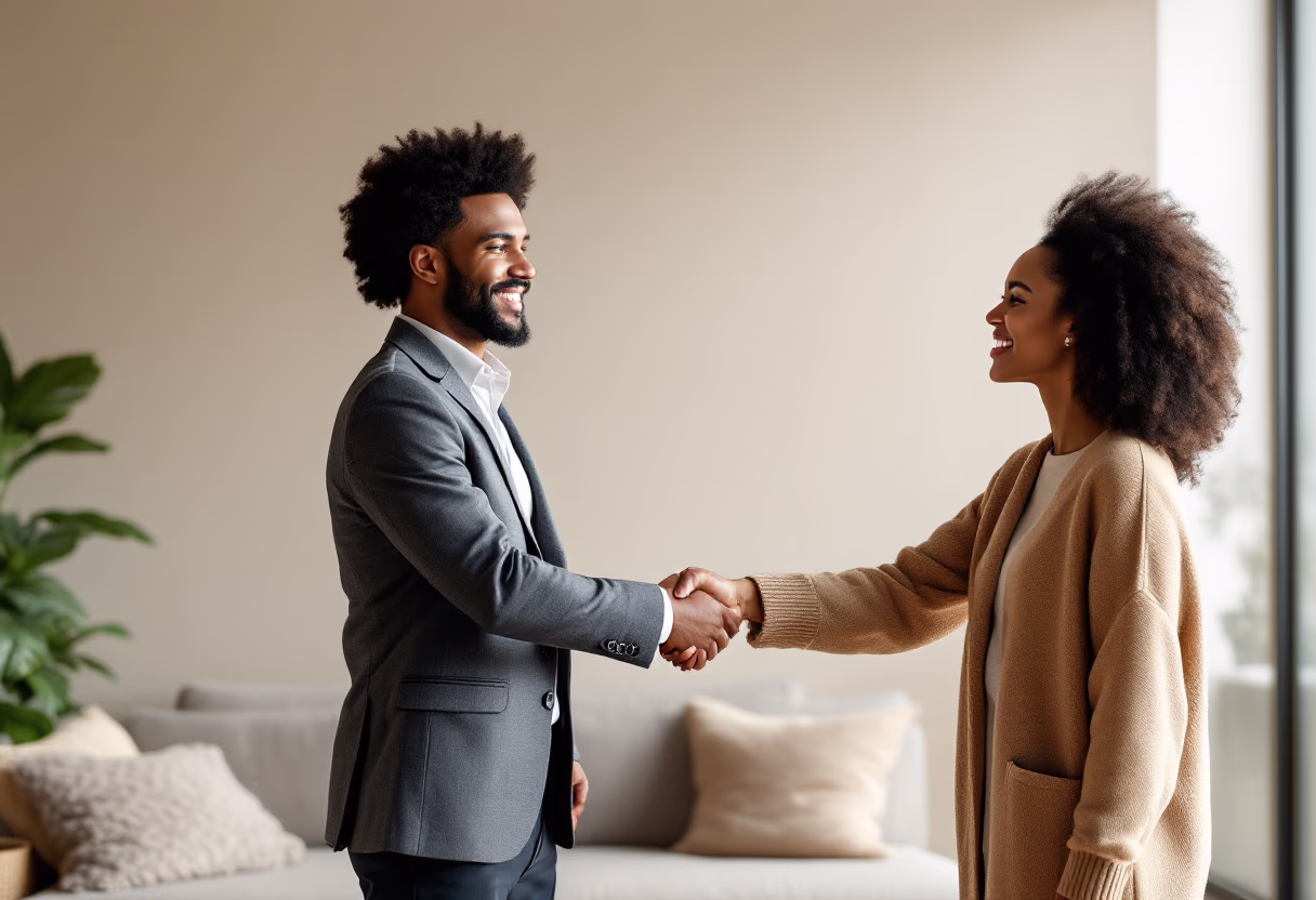 background image of handshake (for a financial advisor)