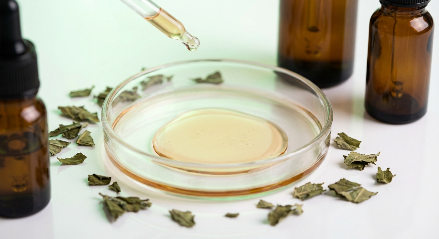 Close-up of fresh artichoke leaves, highlighting their texture and the artichoke extract contained within.