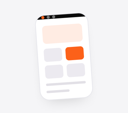 App icon with three stars below and an orange circle labeled LIVE on the bottom right.