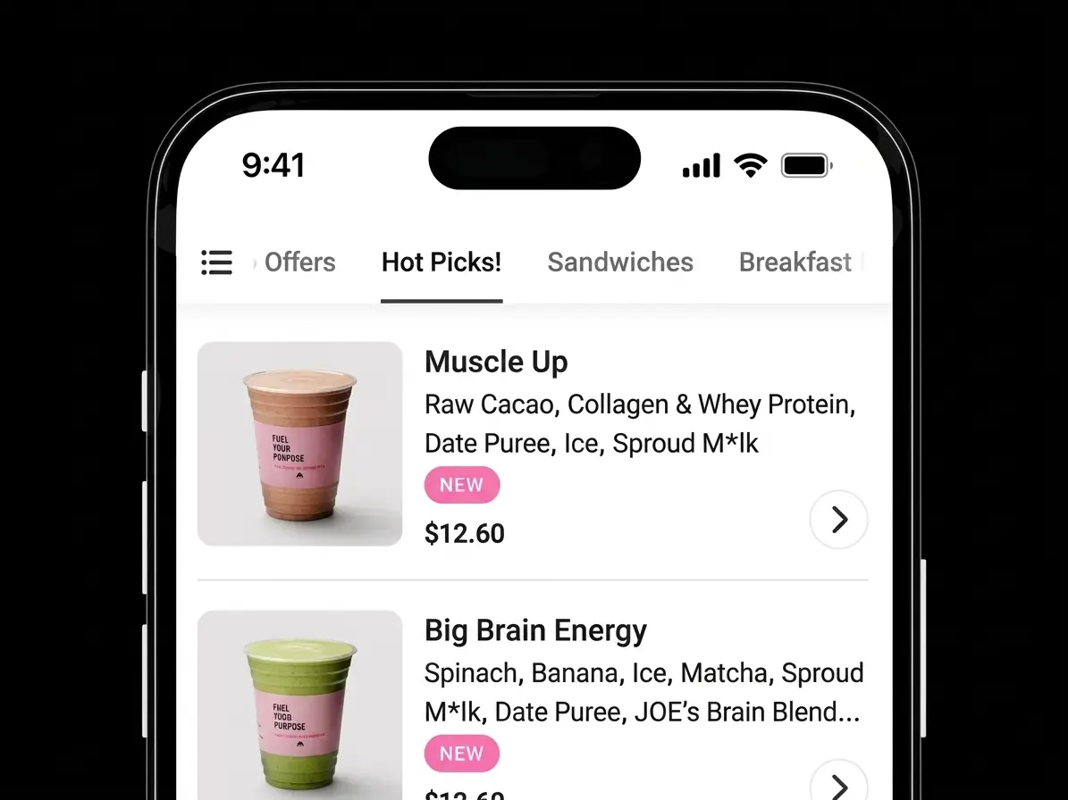 Smartphone screen showing a tasks widget with six tasks, three checked as completed: First Workout, Second Workout, and Read 10 pages.