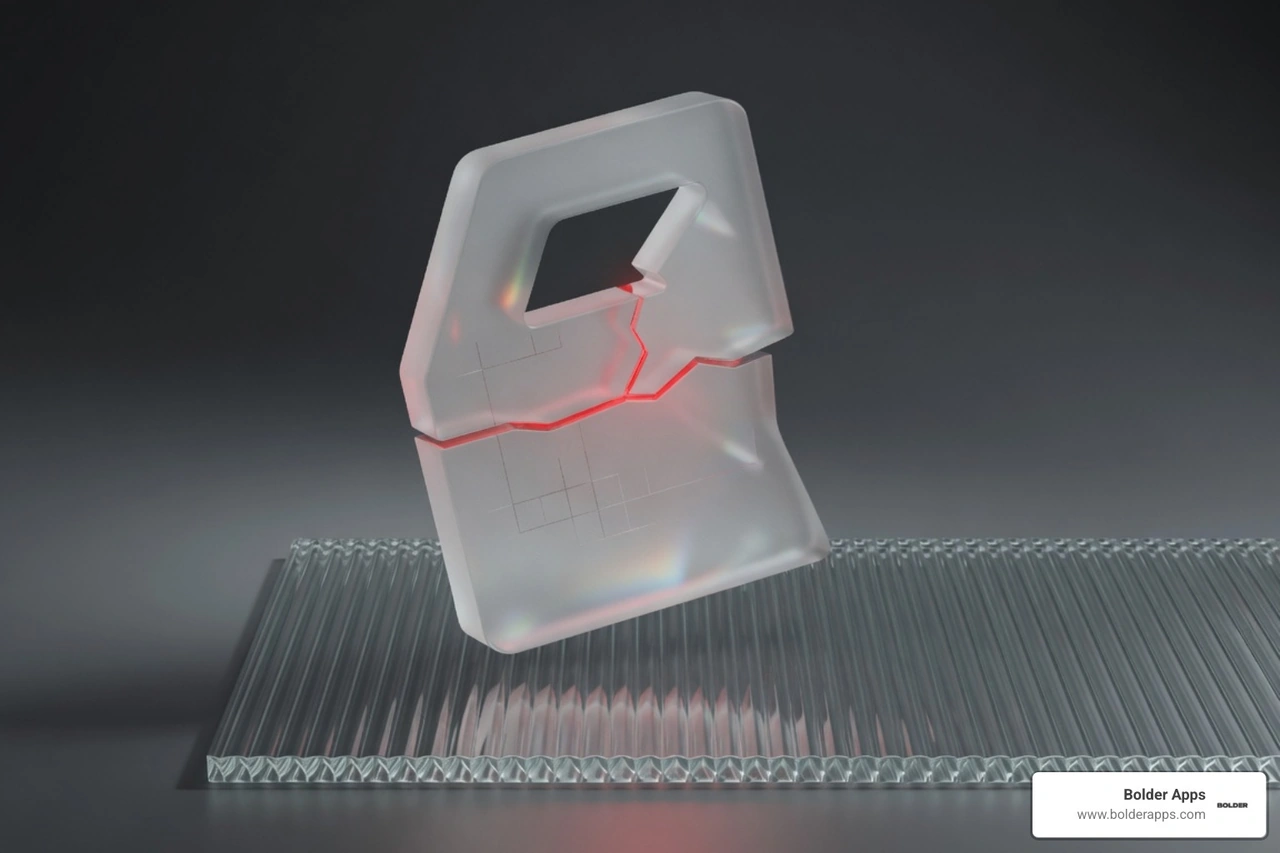 Glossy glass shield representing security and architecture Glossy glass shield representing security and architecture