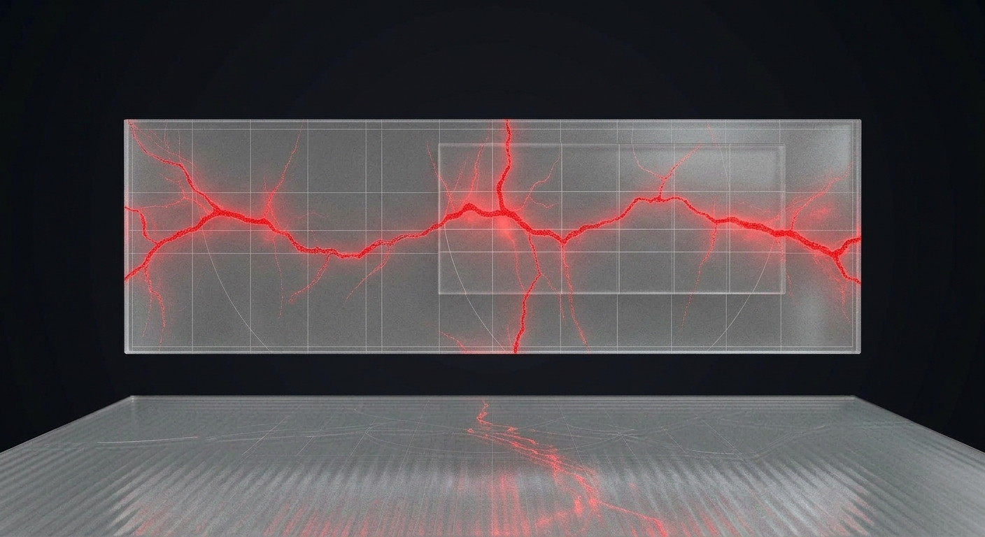 Abstract 3D render illustrating risk transfer between fixed-price and time-and-materials contracts