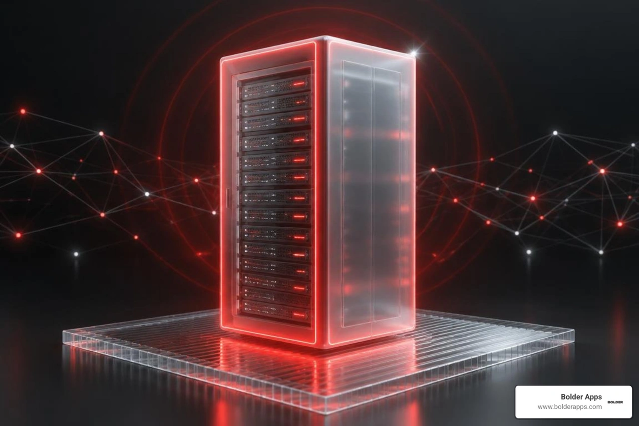 Glossary tech object representing server development and API integration