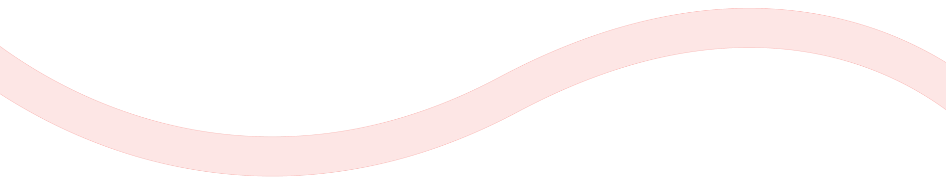 Rote wellenförmige Linie auf weißem Hintergrund, die von links unten nach rechts oben verläuft.