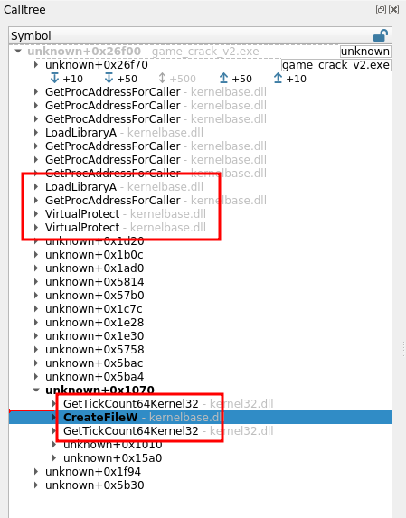 First record call tree