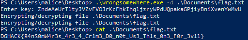 wrongsomewhere - decrypt flag powershell.png