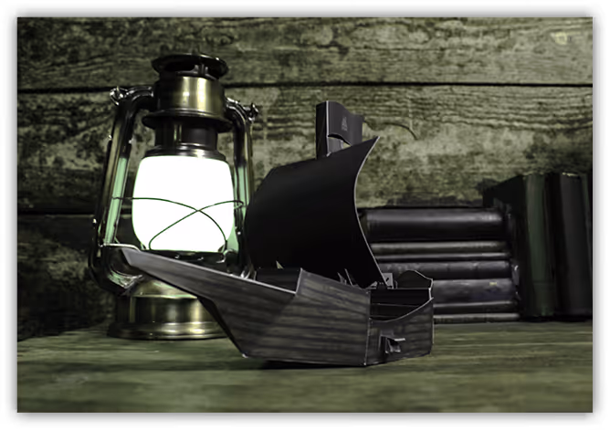 Piratenschiff Rätselbogen Vorschau