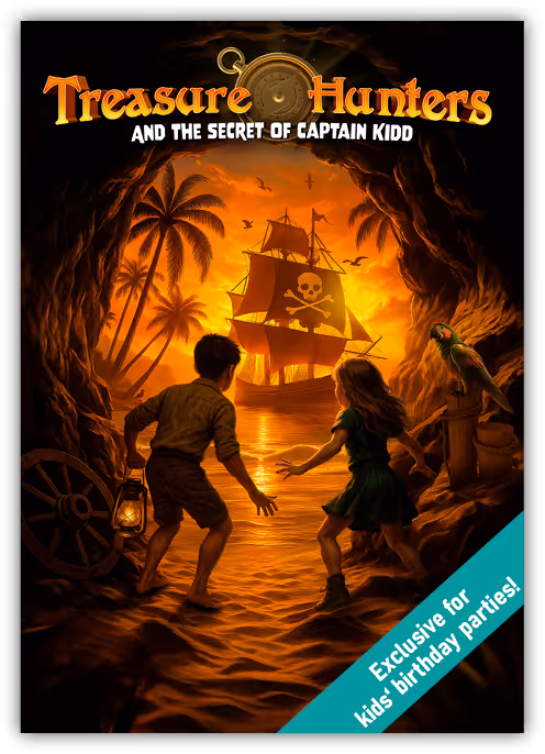 Das Poster von der Outdoor Escape Tour Treasure Hunters.