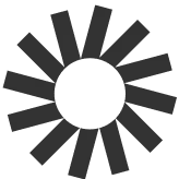 Circular icon with a clock face and surrounding arrows indicating on-time delivery.