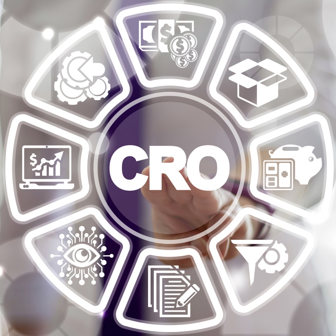 Conversion rate optimization strategy and analytics illustration