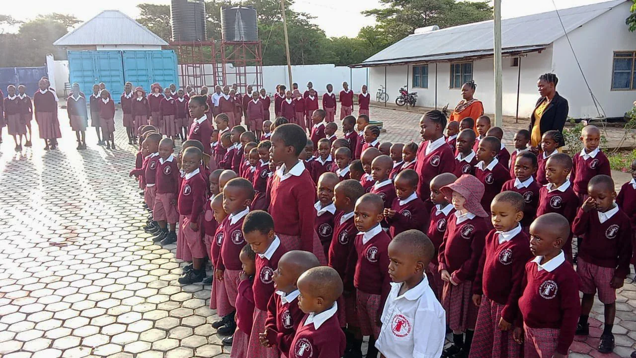 Children at assembly