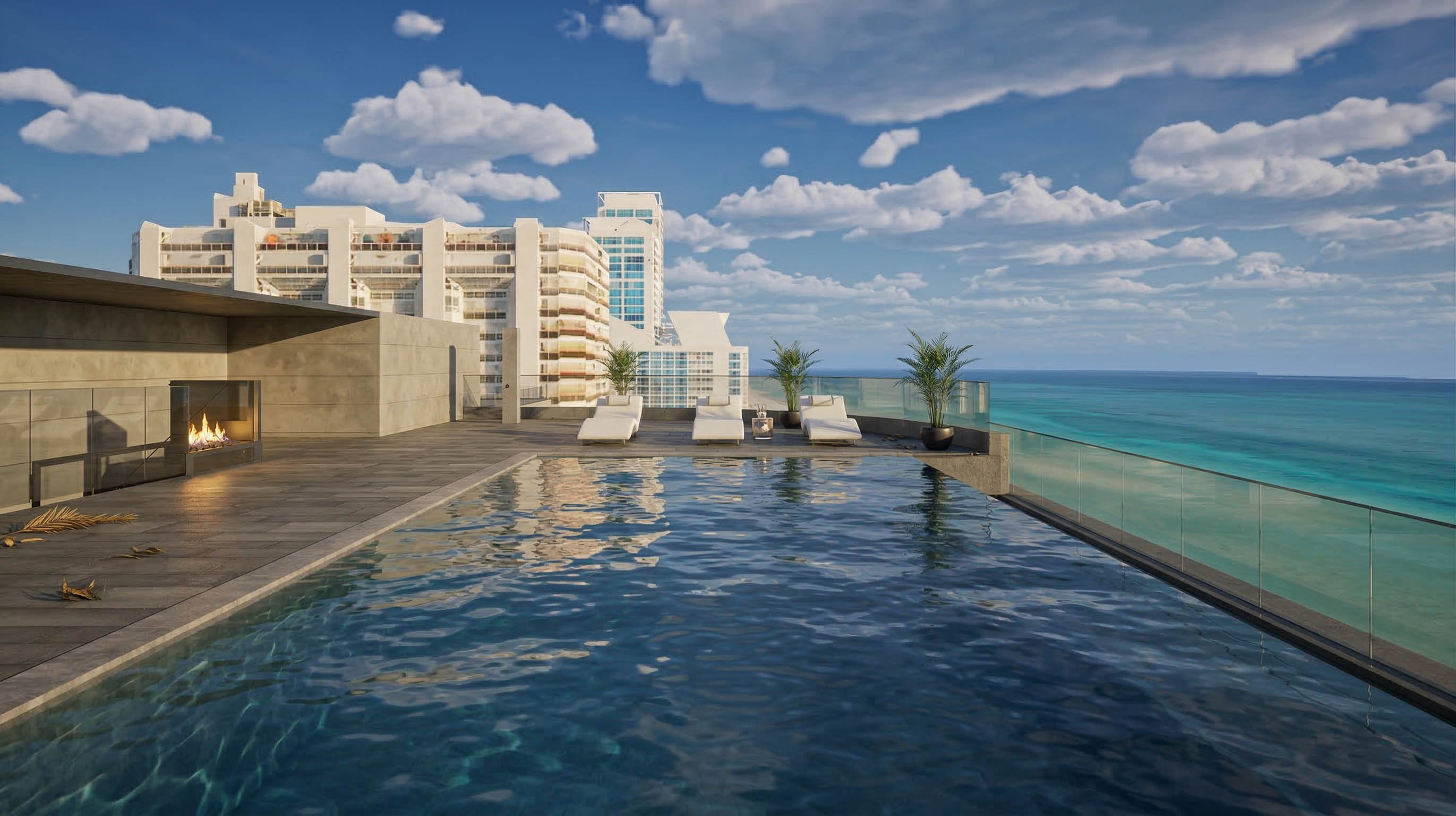 [background image] of downtown area (for a roofing contractor)