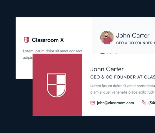 Classroom X - Email Signature - Home Page - University Webflow Template