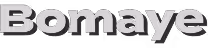 Logo texte du mot 'Bomaye' en gras et en gris clair.