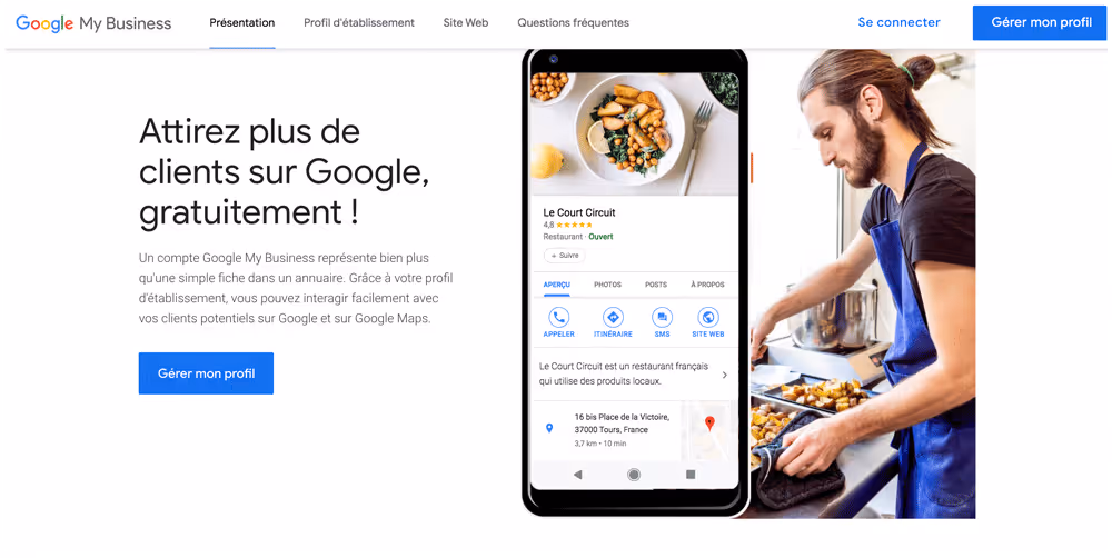 creer un compte Google mY Business
