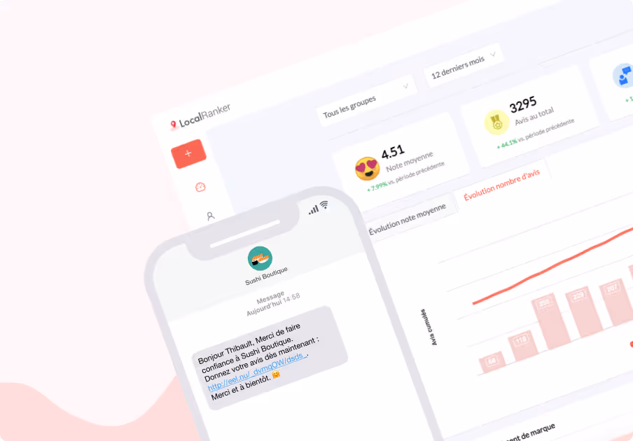 Booster d'avis récolter des avis google