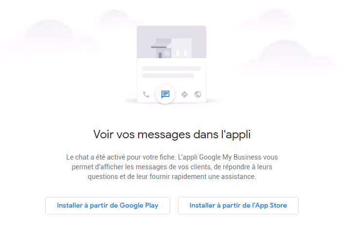 activation messsage gmb application