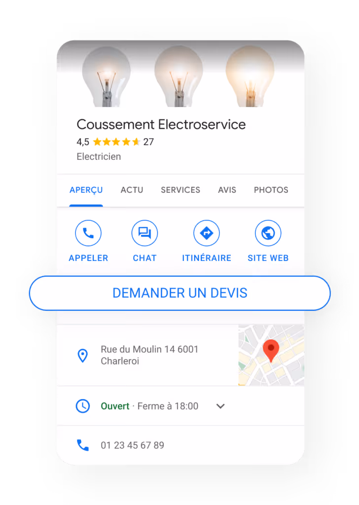 Demande de devis