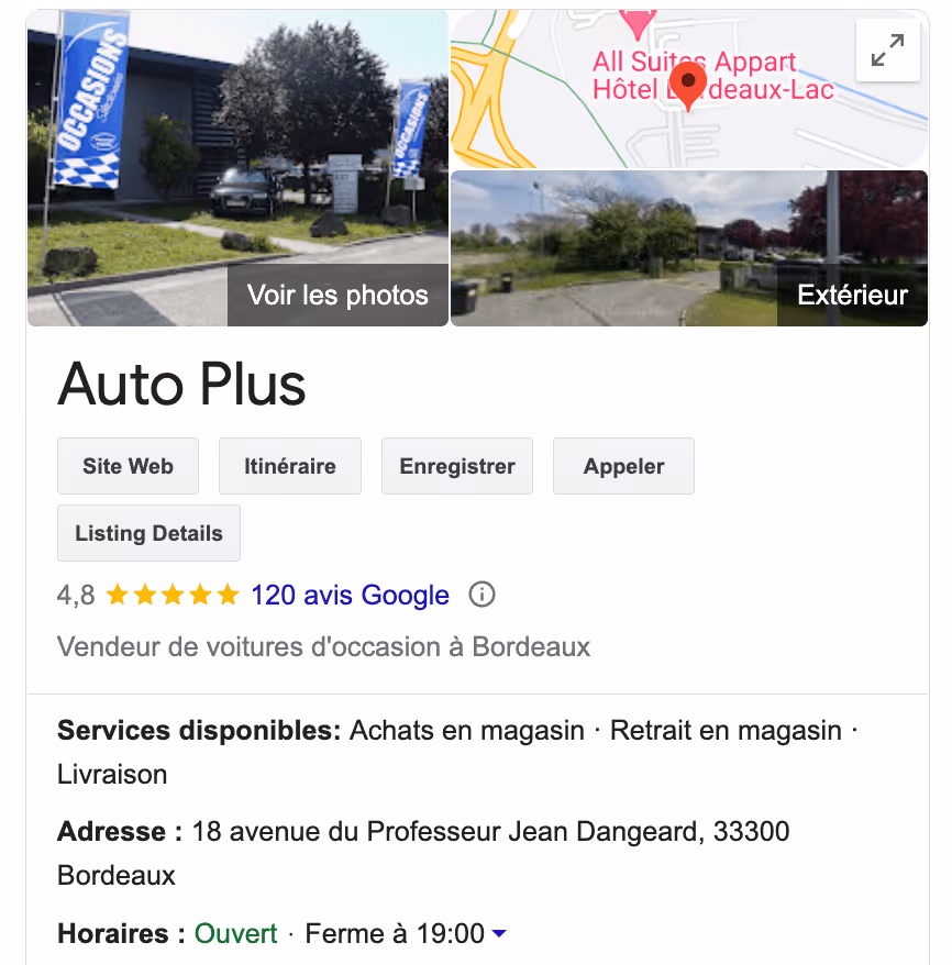fioche Google Business Profile