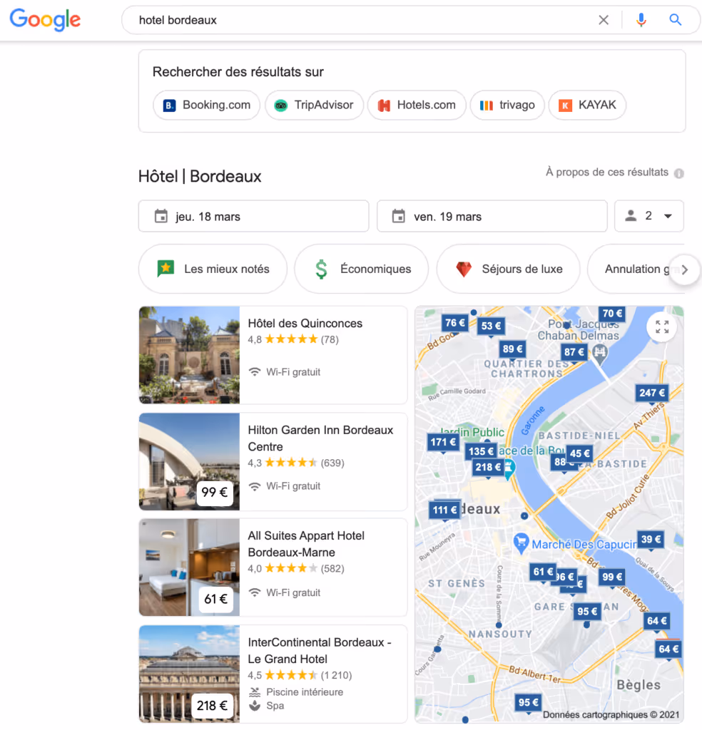 pack Google maps