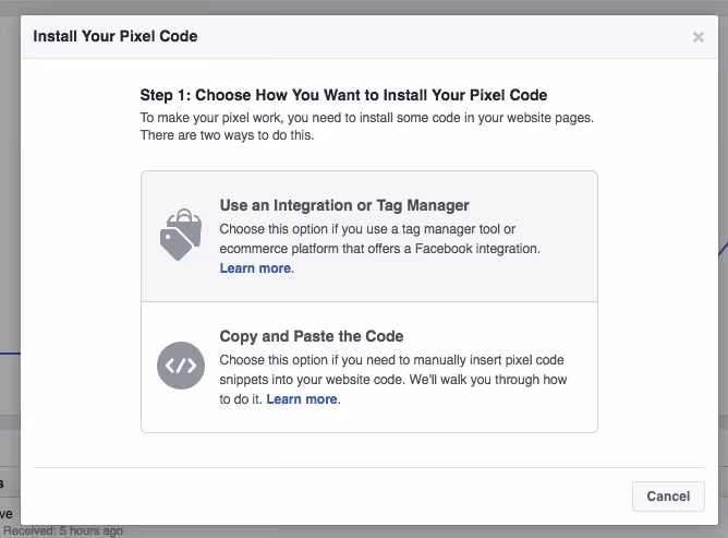 pixel facebook